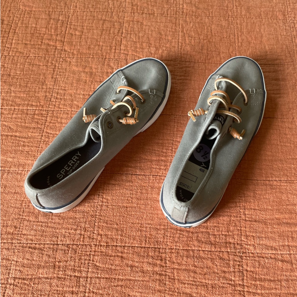Sperry Grey Pier View Sneakers - Picture 11 of 14